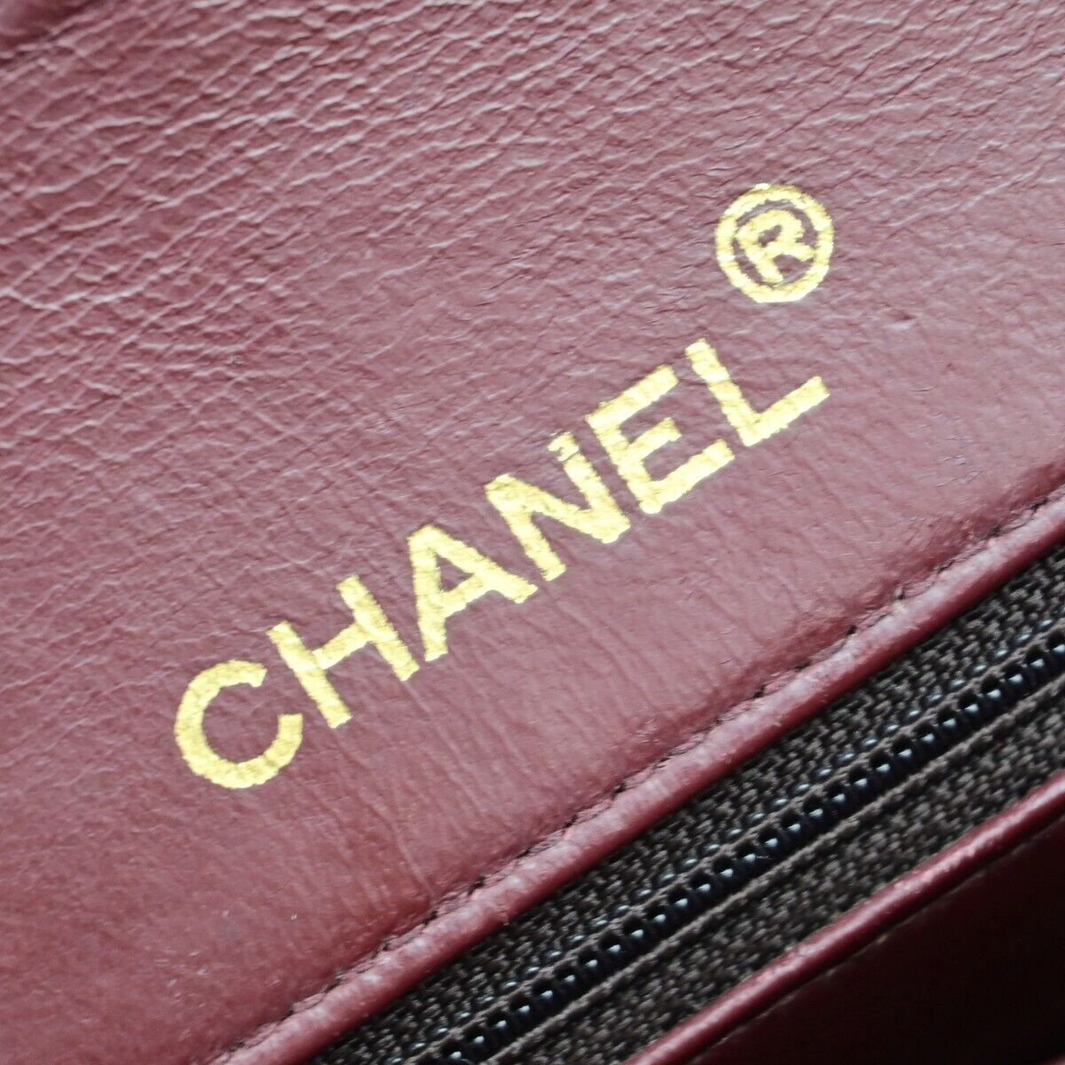 CHANEL Matelasse 25 Double Flap Chain Shoulder Bag Leather BK Vintage 827RF217