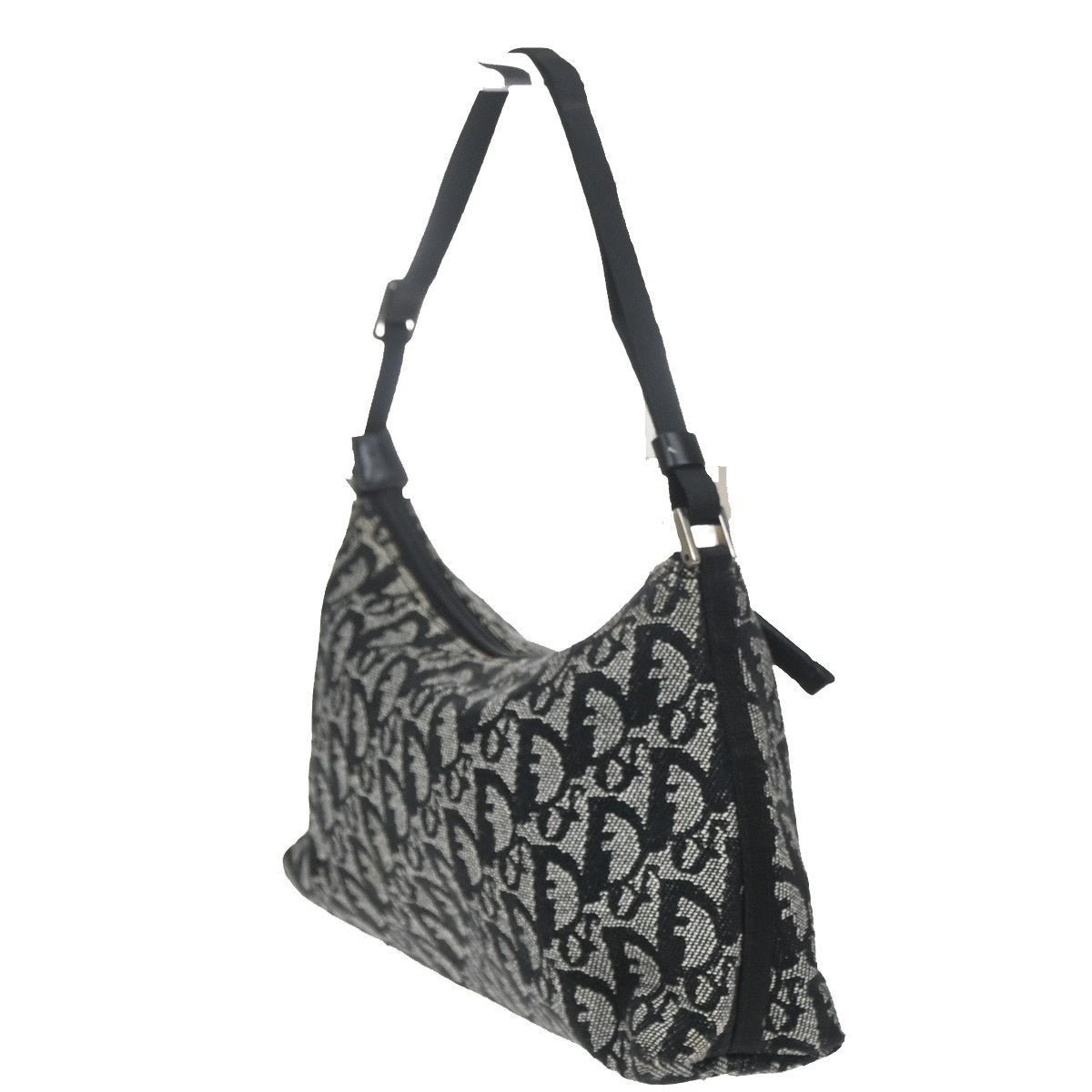 Christian Dior Monogram Shoulder Bag Pochette Black Italy 15SA074