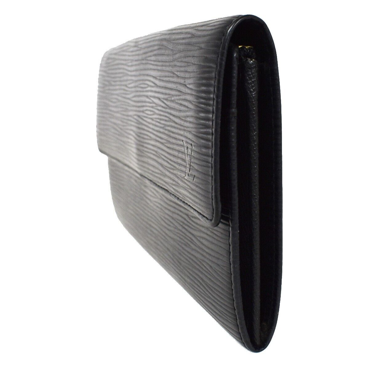 LOUIS VUITTON Porte Monnaie Credit Long Bifold Wallet Epi Leather M63572 04GA668