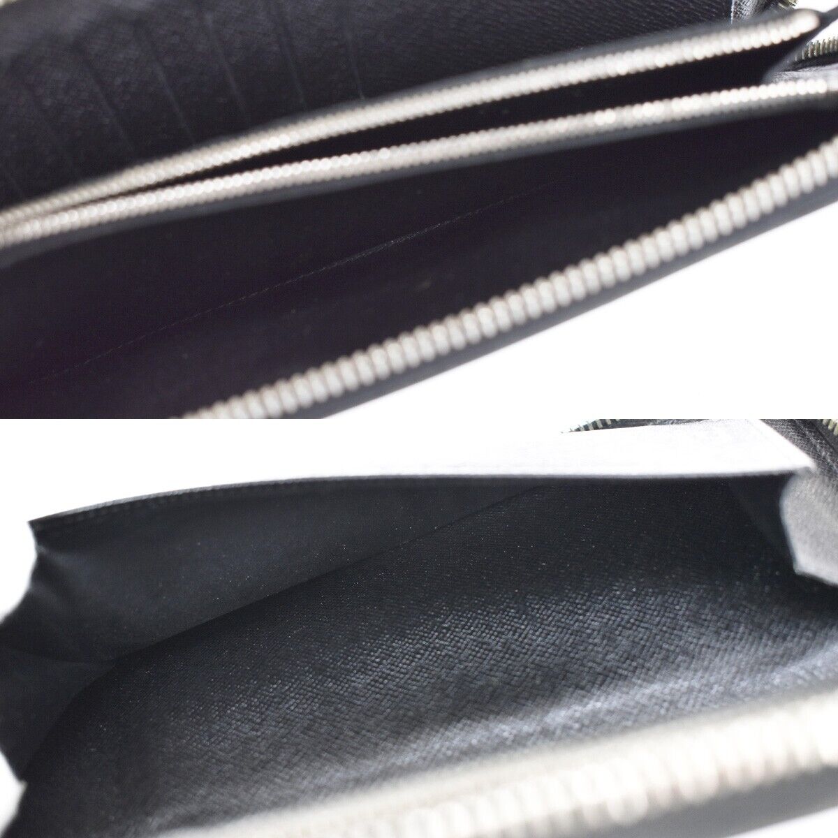 LOUIS VUITTON Zippy Wallet Vertical Damier Graphite Leather BK N63095 66SH075