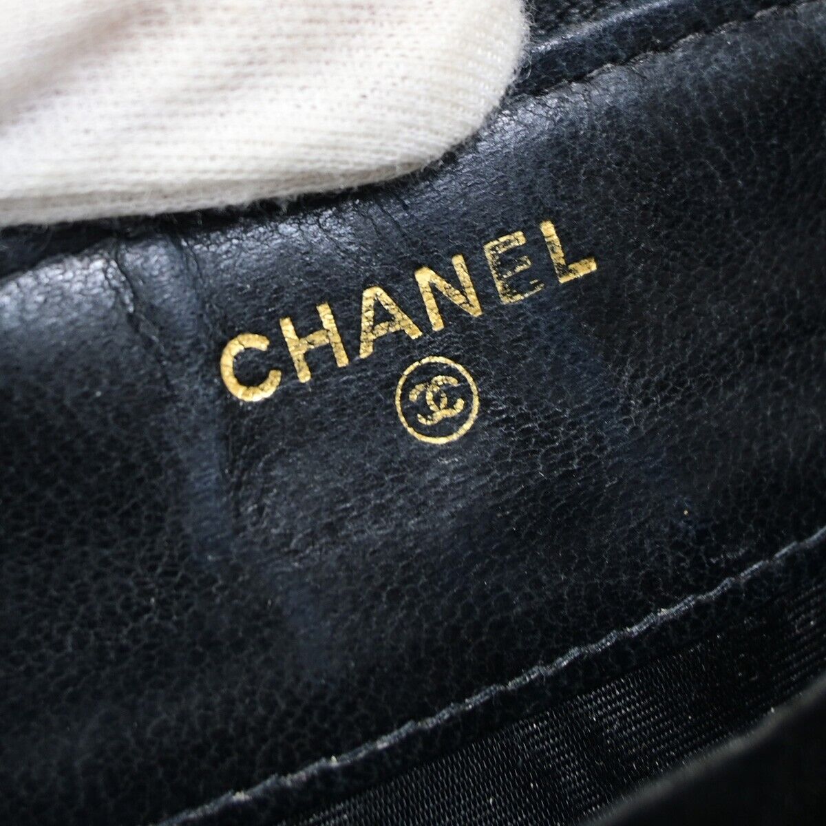 CHANEL CC Long Zip Around  Wallet Purse Caviar Skin Leather Black GHW 04FA616