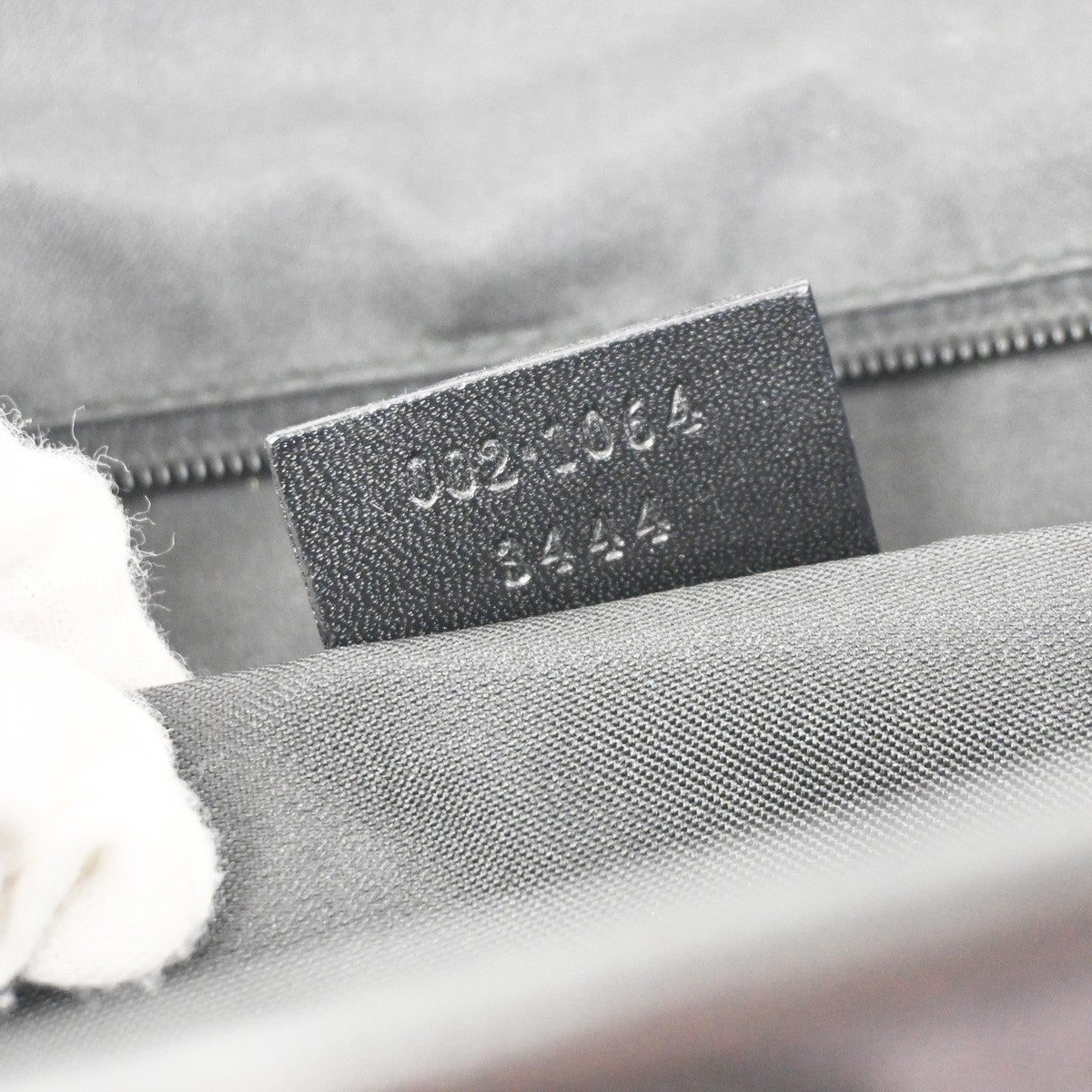 GUCCI GG Pattern Jackie Tote Hand Bag Canvas Leather Black SHW Italy 67ZA373