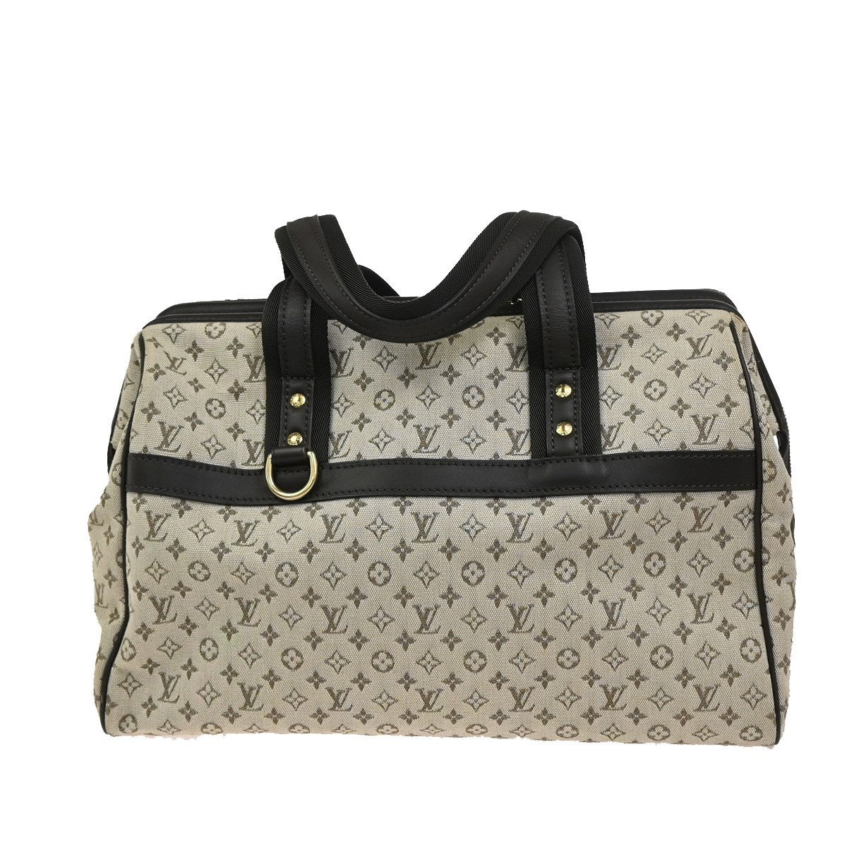 LOUIS VUITTON Josephine GM Hand Bag Monogram Mini Canvas Leather M92310 35ZA355