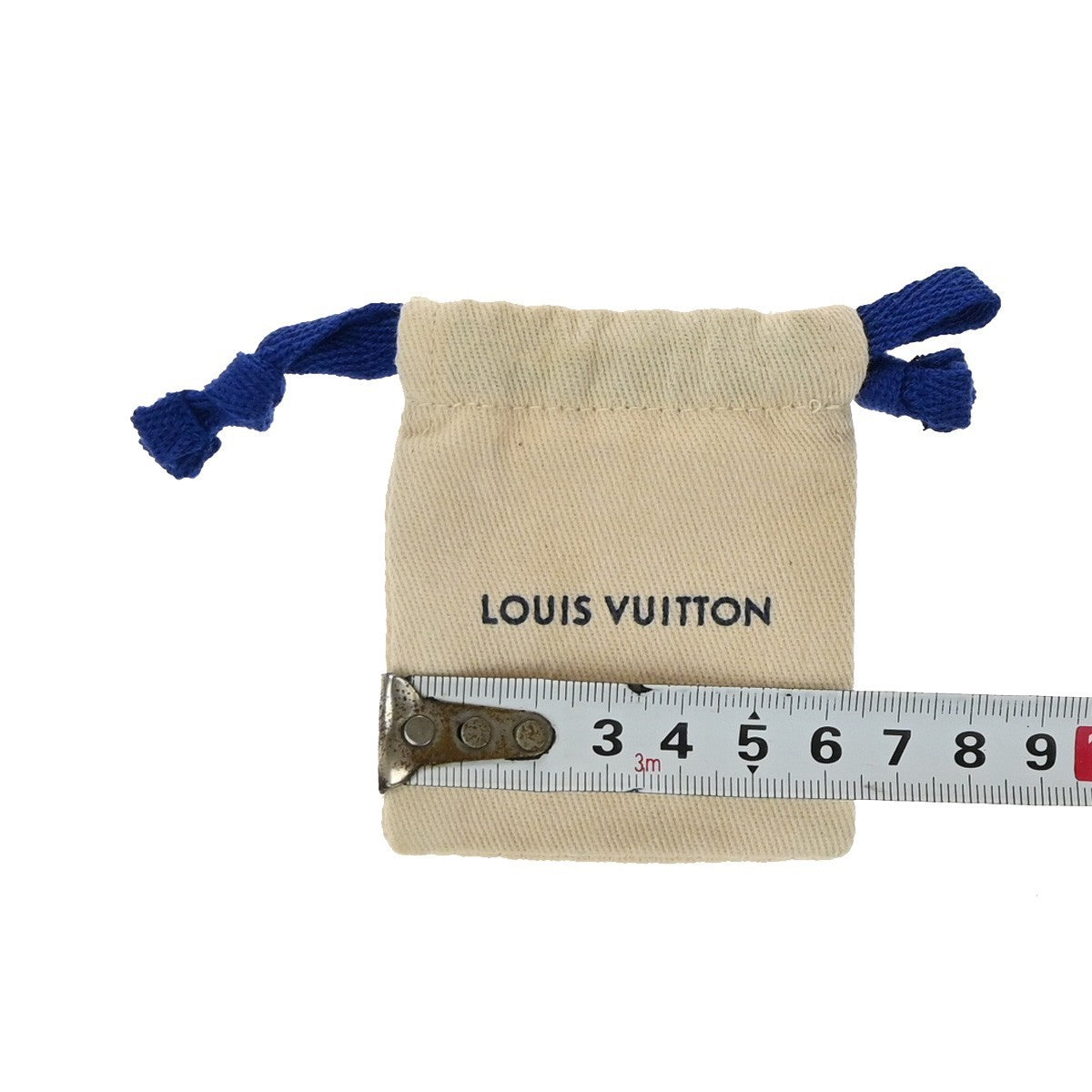 LOUIS VUITTON Logo 20 Set Drawstring Dust Bag Canvas Cotton Beige Brown 63EG381