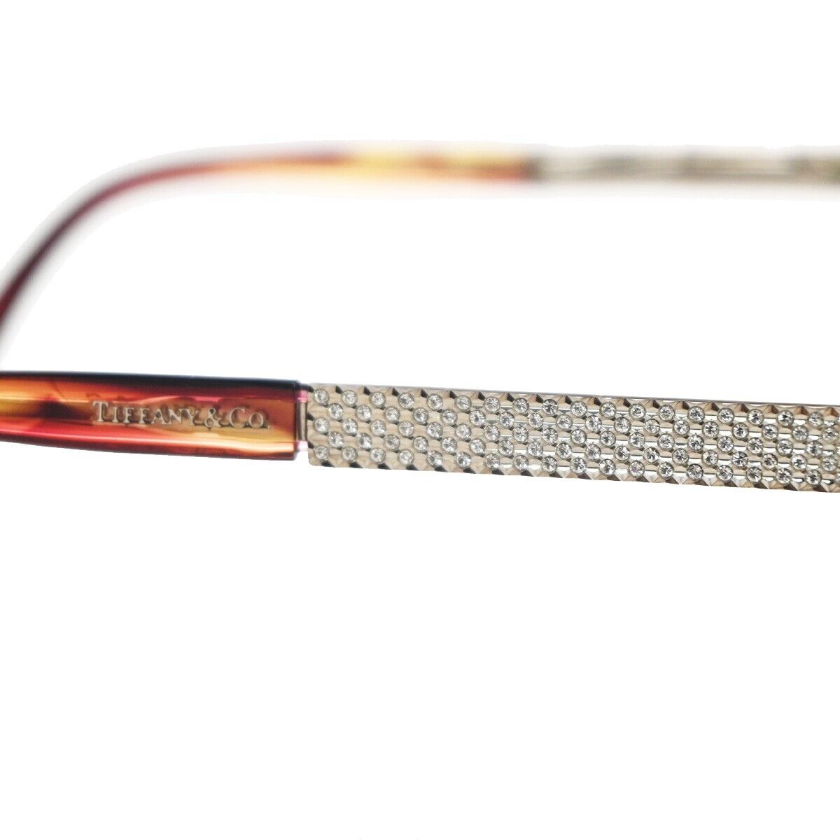 TIFFANY & CO. Logos Sunglasses Eye Were Plastic Brown TF4072-B-A Italy 60RC863