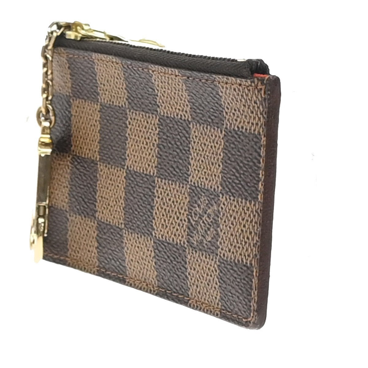 LOUIS VUITTON Pochette Cles Coin Key Case Damier Ebene Leather BN N62656 30KP022