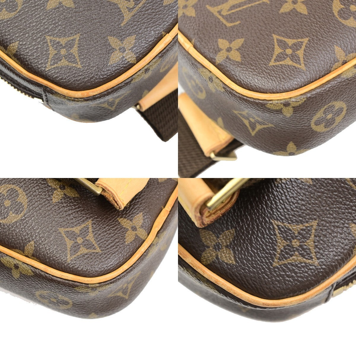 LOUIS VUITTON Pochette Gange Shoulder Bag Monogram Brown Spain M51870 59PA129
