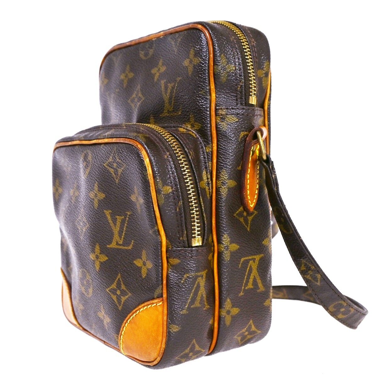 LOUIS VUITTON Amazon Crossbody Shoulder Bag Monogram Leather BN M45236 35HB085