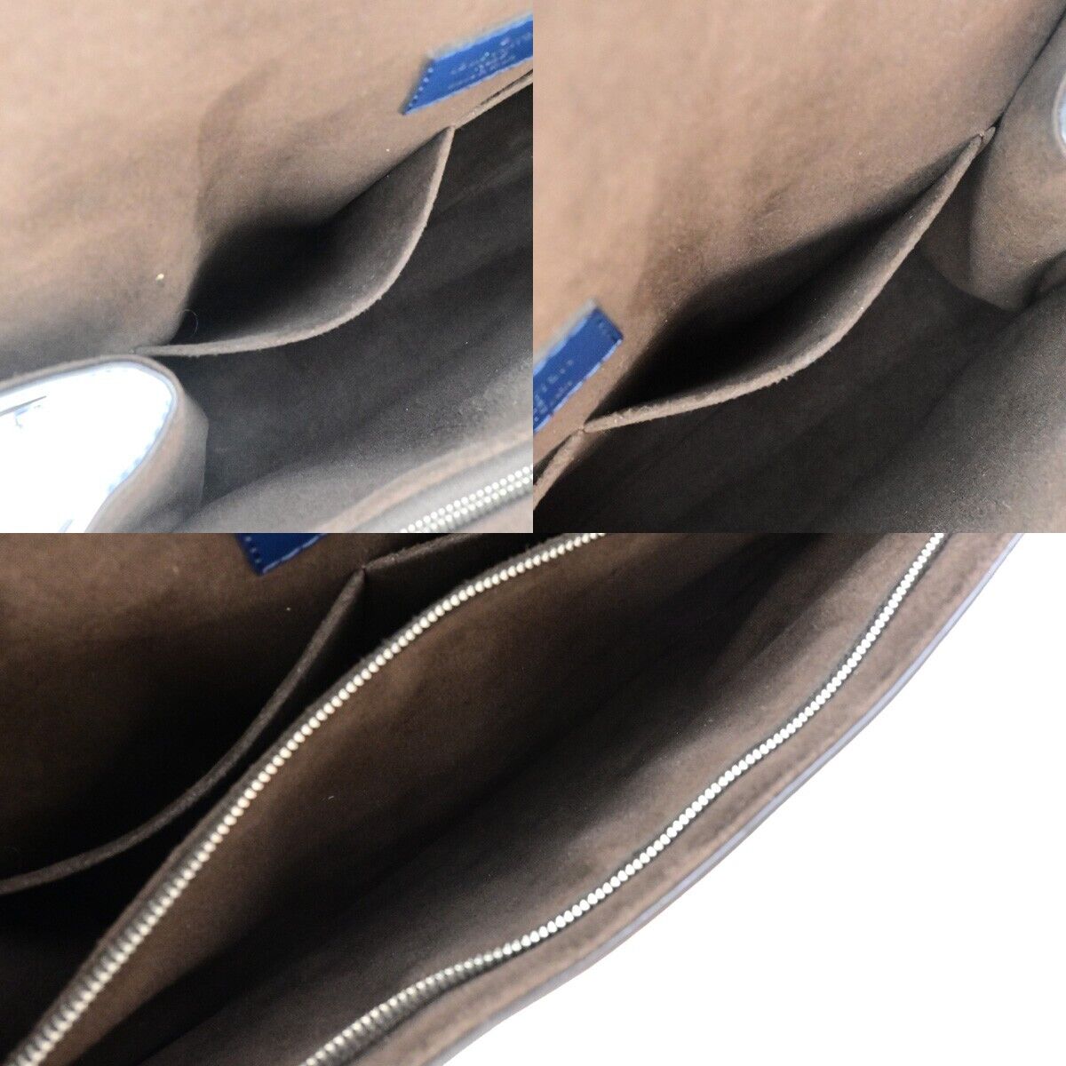 LOUIS VUITTON LV Cluny 2Way Shoulder Hand Bag Epi Leather Blue M41299 28ED053