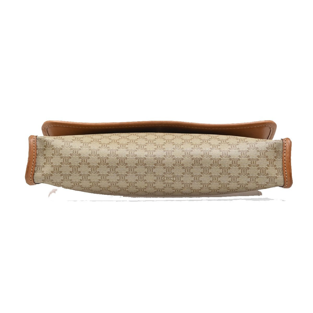 CELINE Macadam Pattern Crossbody 2Way Shoulder Clutch Bag PVC Leather BN 67KB426