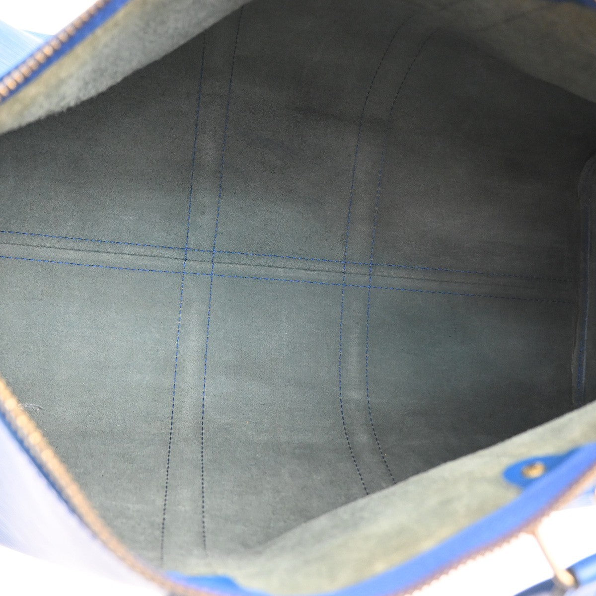 LOUIS VUITTON Keepall 45 Travel Hand Bag Epi Leather Blue France M42975 77RQ041