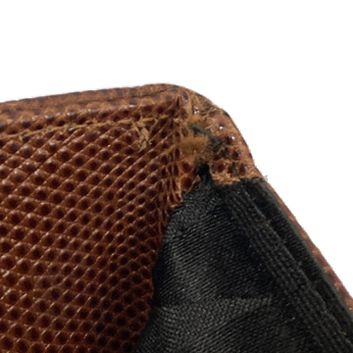SALVATORE FERRAGAMO Logo Vara Hand Bag Embossing Leather Brown Gold 63EG040