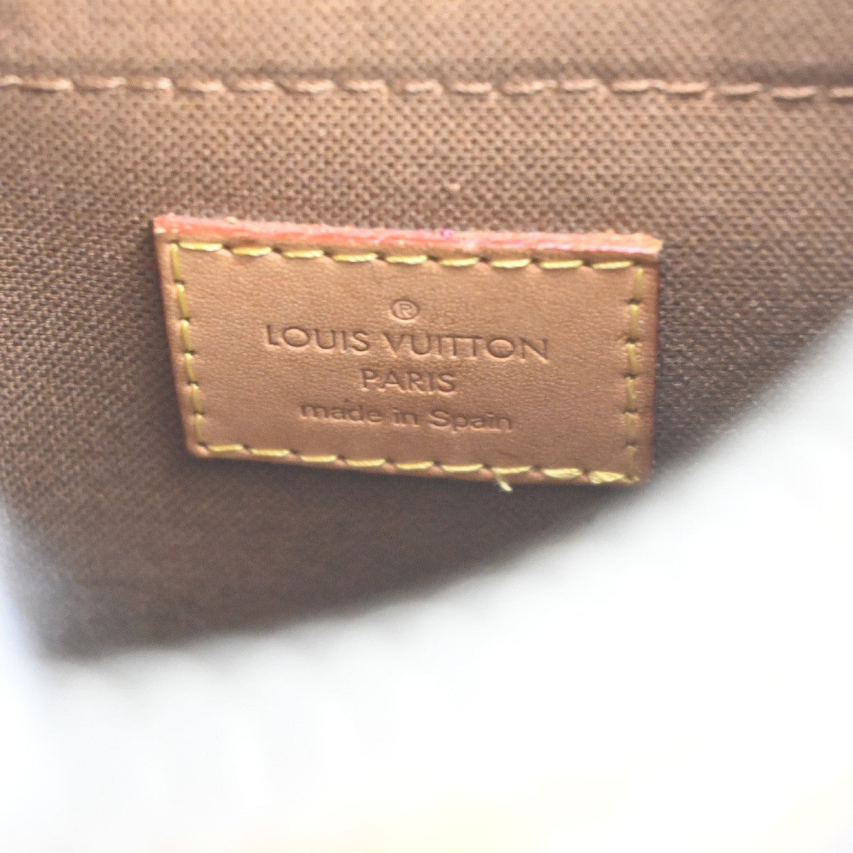 LOUIS VUITTON Odeon PM Shoulder Bag Monogram Leather Brown Spain M56390 22MA158