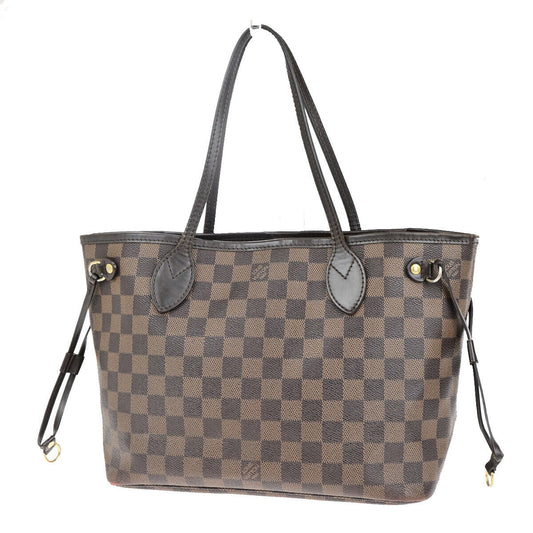 LOUIS VUITTON Neverfull PM Shoulder Tote Bag Damier Leather Brown N51109 79SJ514