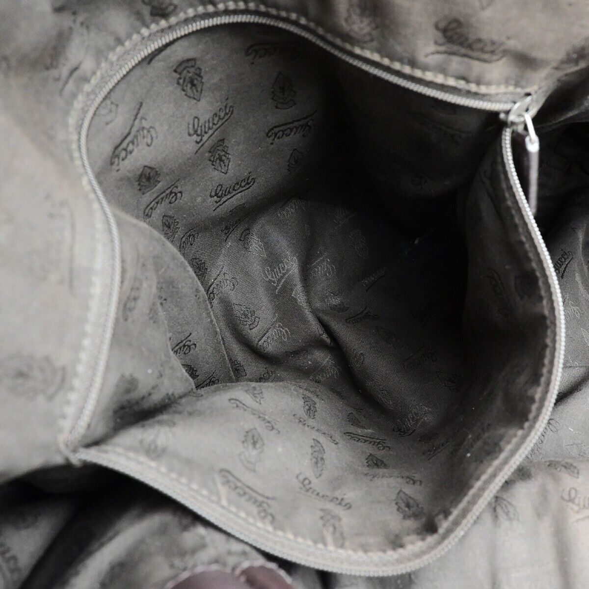 GUCCI Logo Guccissima Sukey GG Pattern Shoulder Bag Leather Brown GHW 83EC987