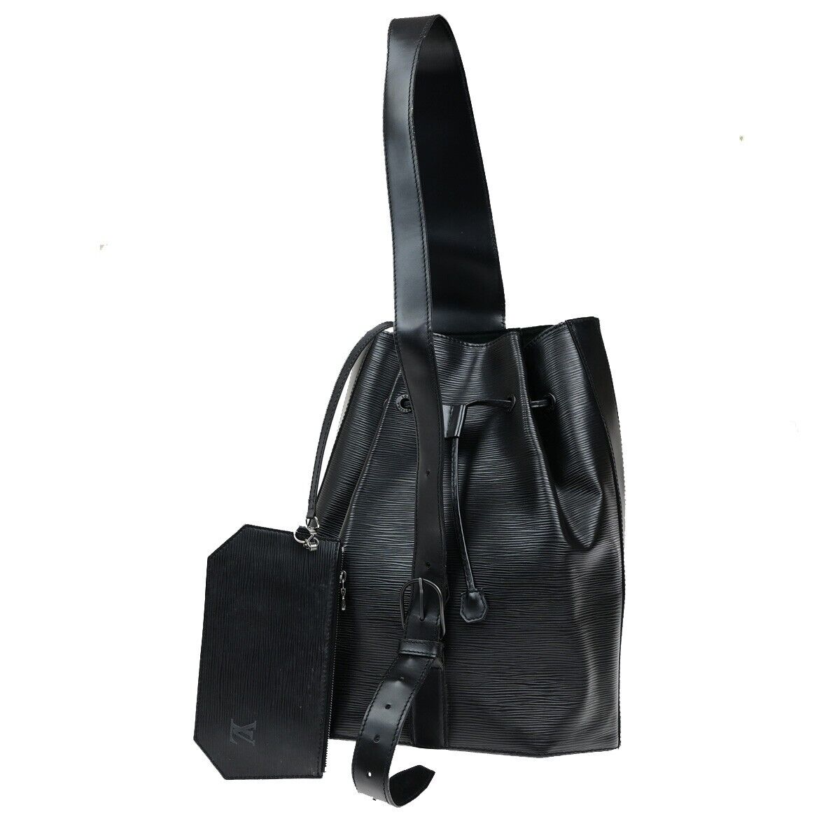 LOUIS VUITTON LV Sac A Dos Shoulder Bag Epi Leather Black France M80153 86ED683