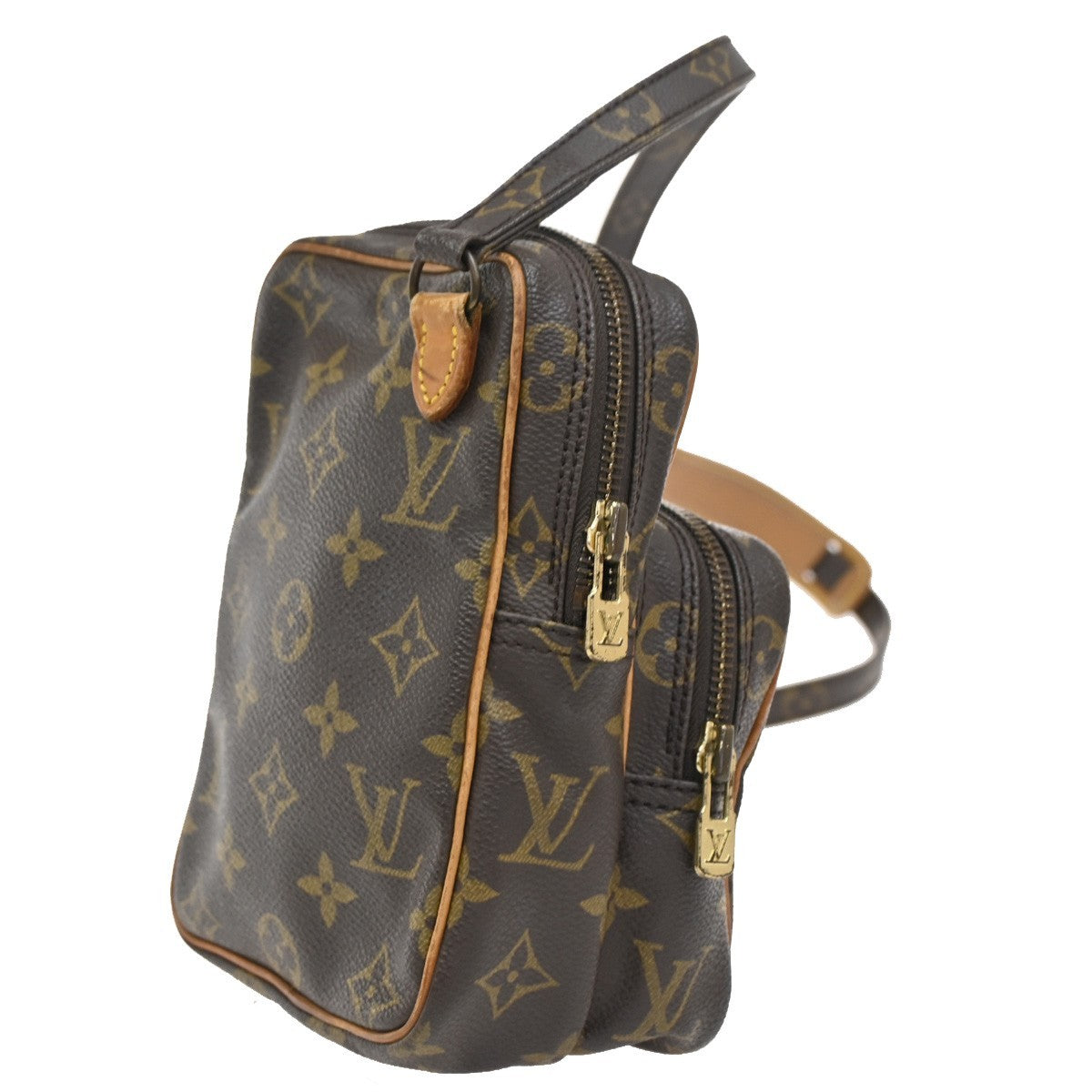 LOUIS VUITTON Mini Amazon Shoulder Bag Monogram Leather Brown M45238 31DA231
