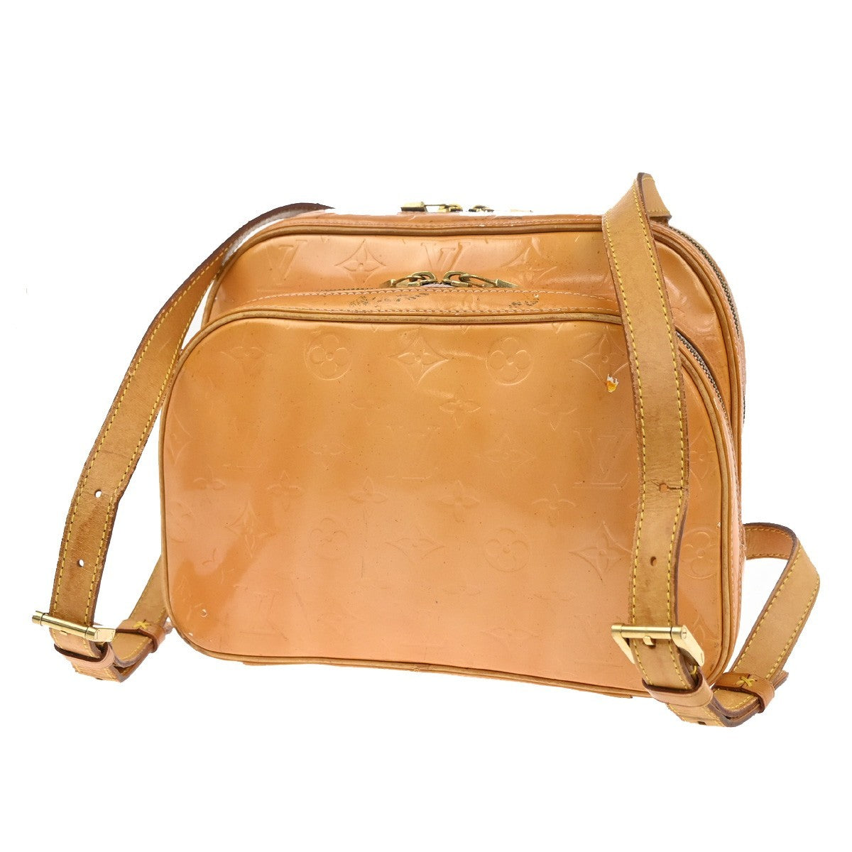 LOUIS VUITTON Murray Backpack Bag Monogram Vernis Leather Rose M91039 07KC336