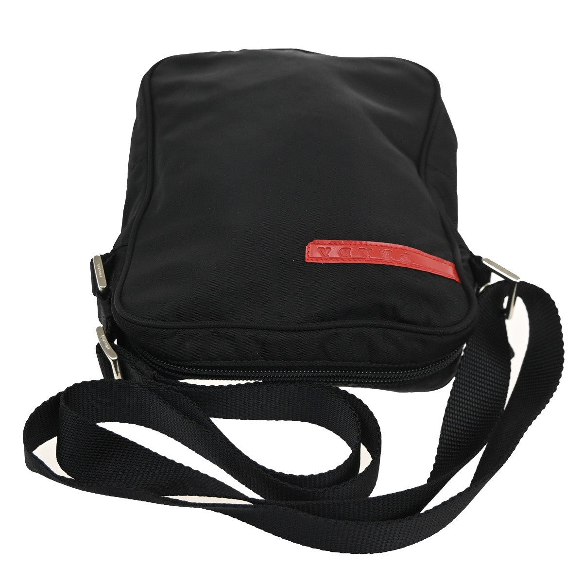 PRADA Sports  Logo Mini Shoulder Bag Cross body  Nylon Black Italy 07MA009