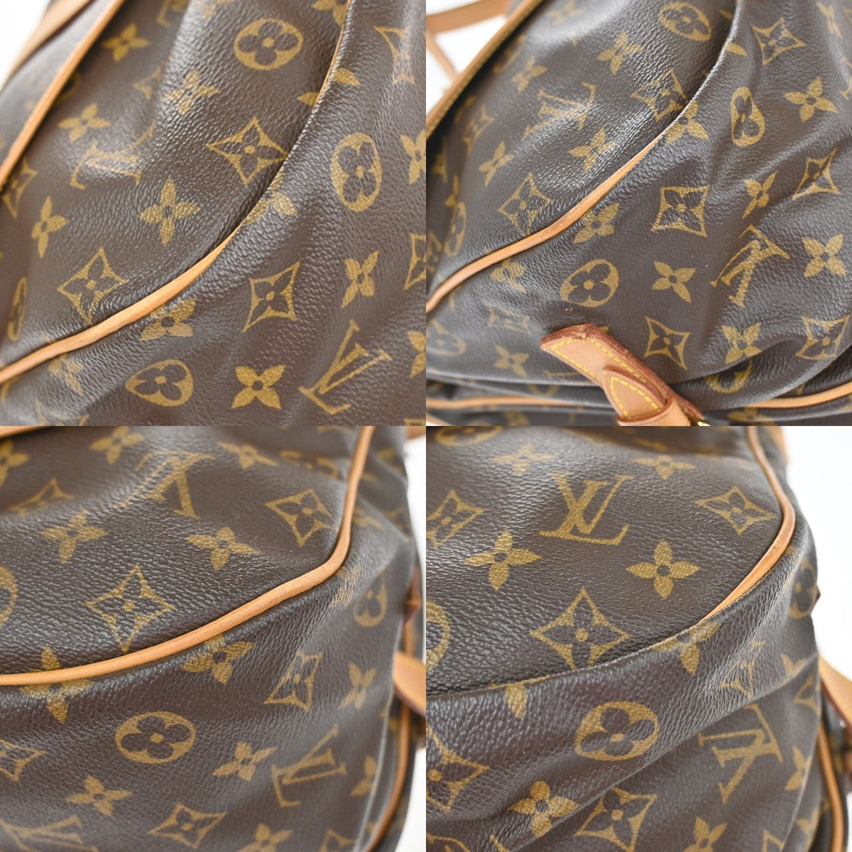 LOUIS VUITTON Saumur 35 Shoulder Bag Monogram Leather BN France M42254 28YJ105