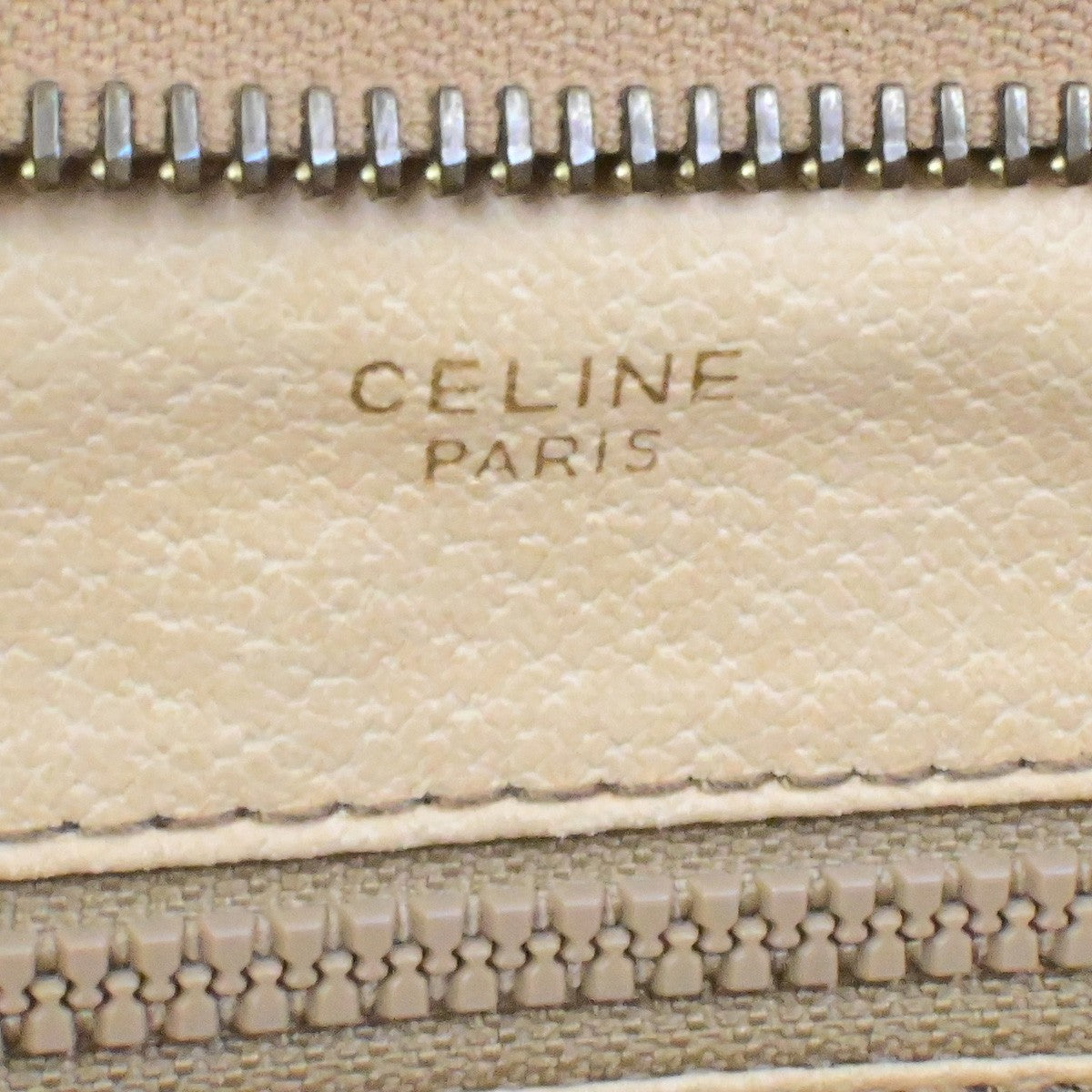 CELINE Logo Macadam Pattern Clutch Bag PVC Leather Brown GHW Italy 07YH137