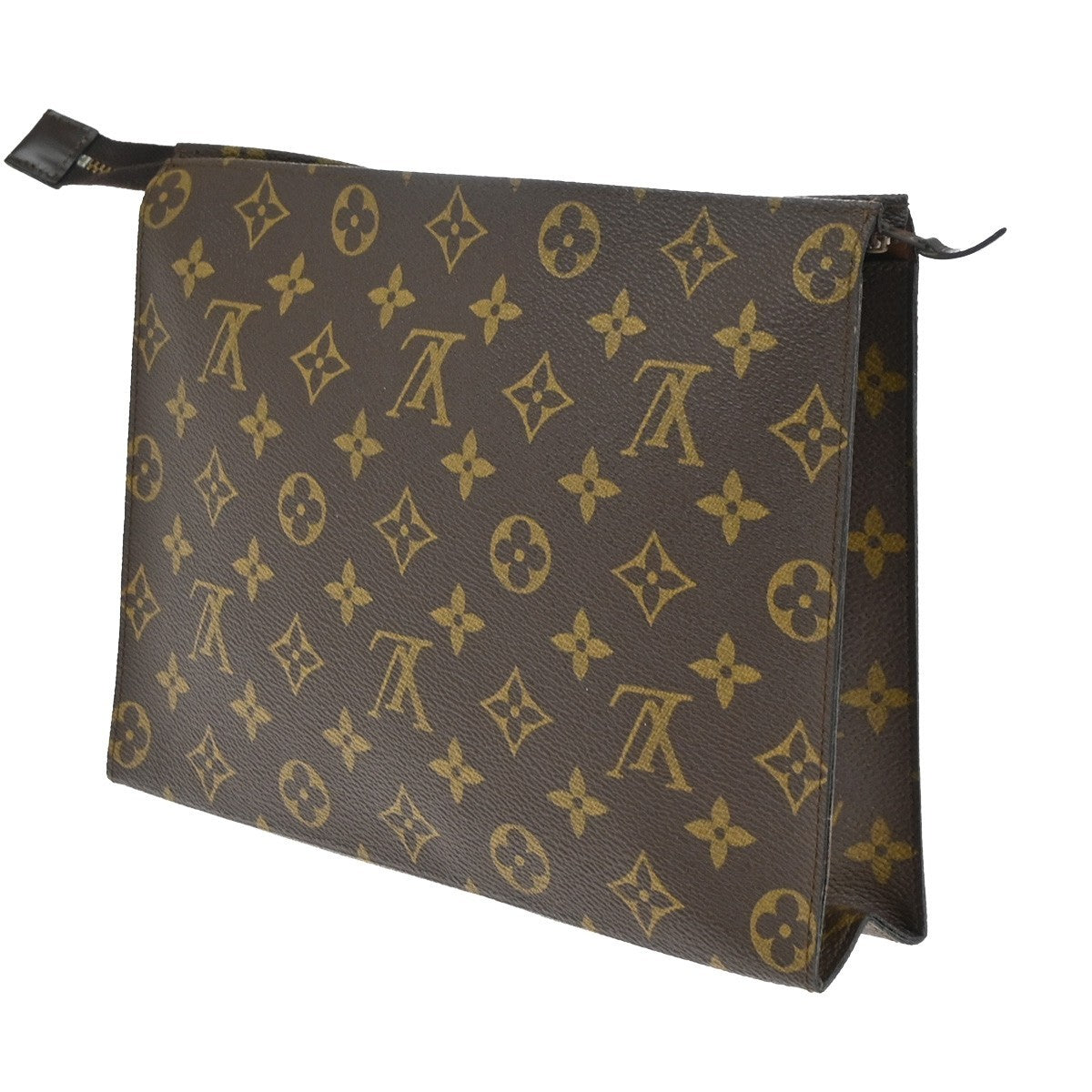 LOUIS VUITTON Poche Toilette 26 Clutch Hand Bag Monogram Leather M47542 65CA333