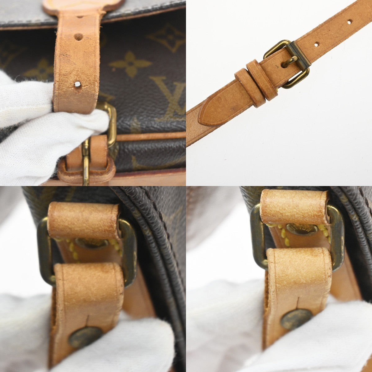 LOUIS VUITTON Mini Cartouchiere Shoulder Bag Monogram Leather BN M51254 80KC658