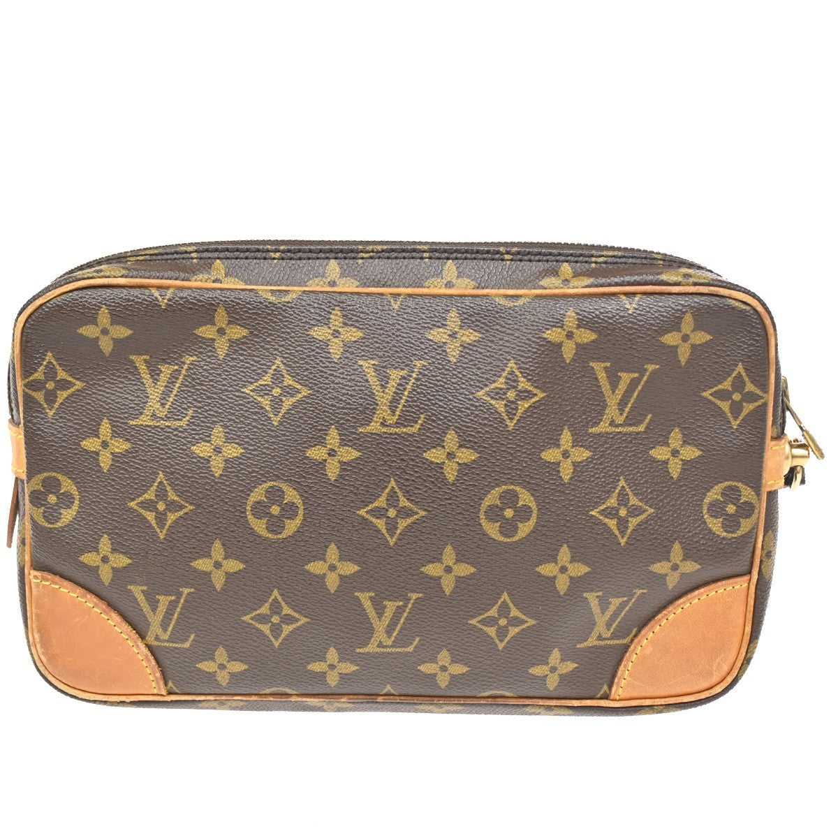 LOUIS VUITTON Marly Dragonne GM Clutch Hand Bag Monogram Brown M51825 66CA558