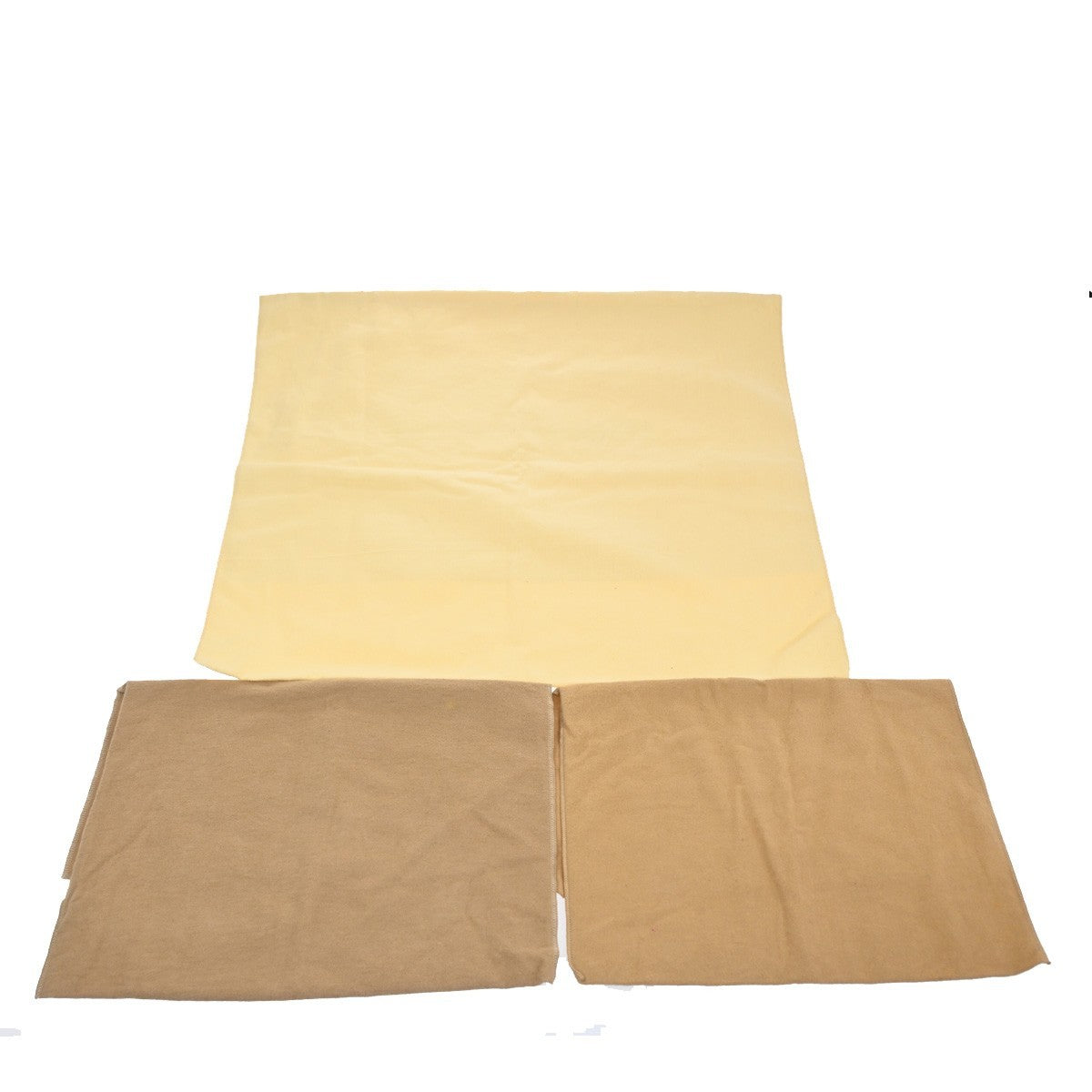 LOUIS VUITTON Logo 10 Set Dust Bag Drawstring Canvas Cotton Beige Brown 09KC752