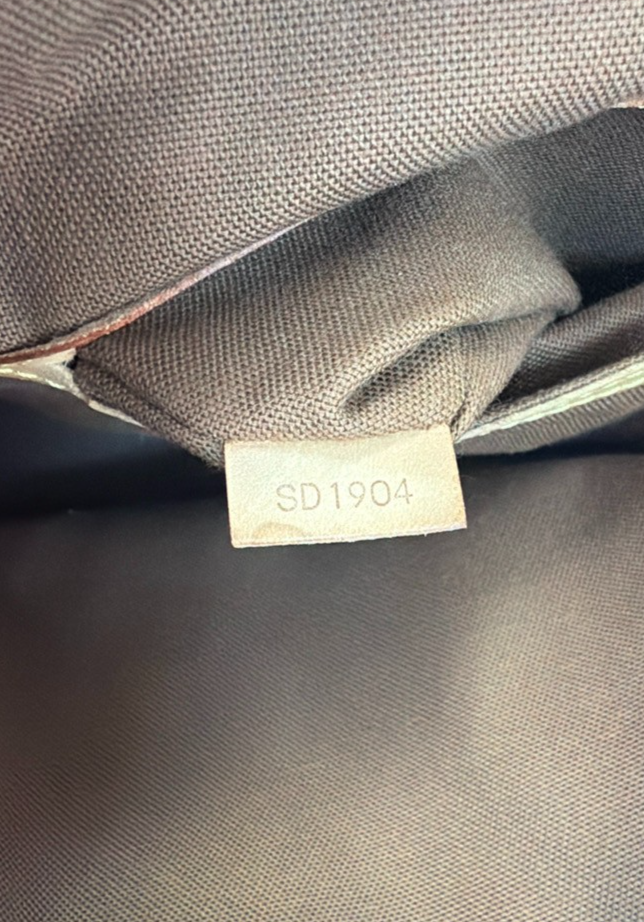 LOUIS VUITTON LV Logo Alma Hand Bag Monogram Leather Brown USA M51130 85YH972