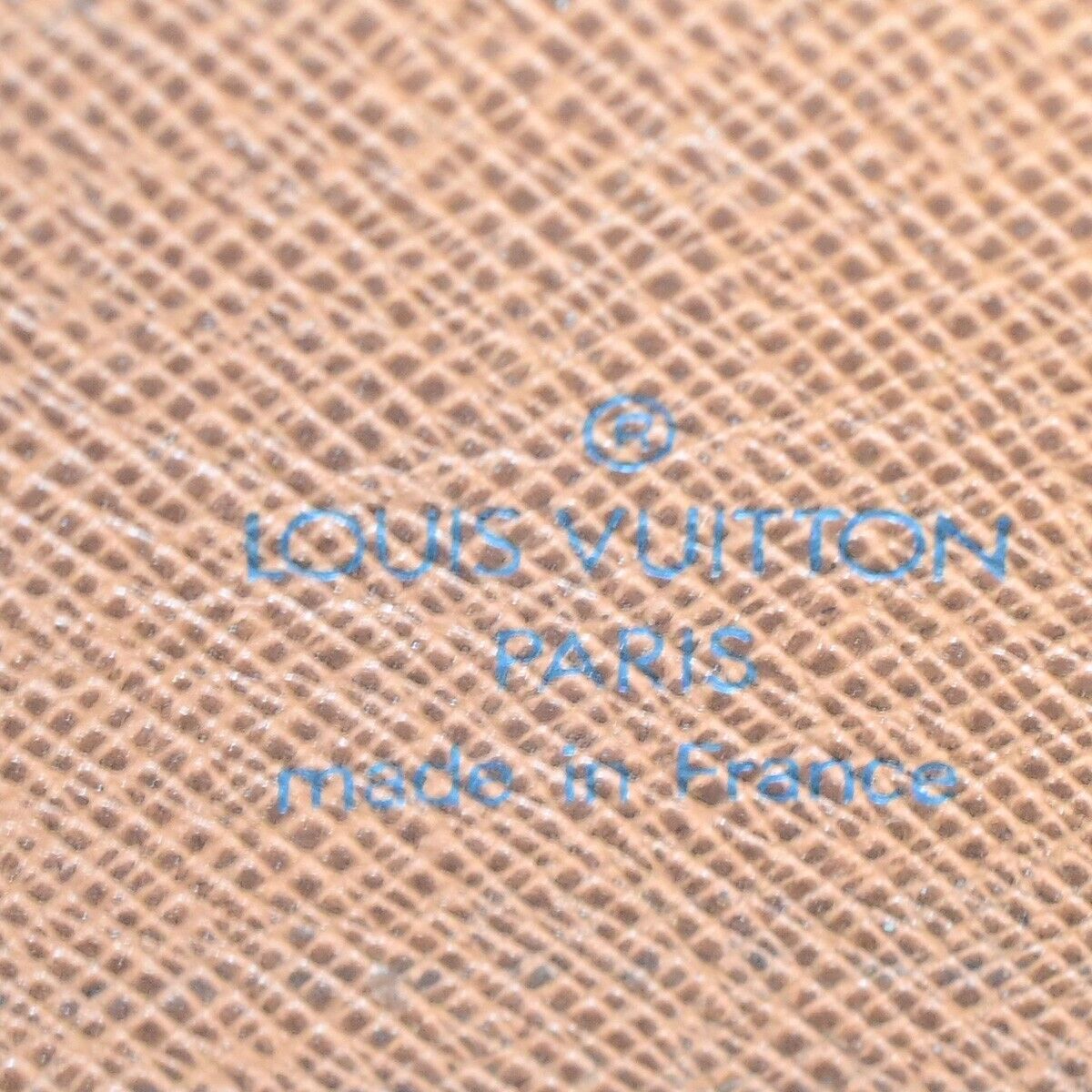 LOUIS VUITTON Logo Drouot Shoulder Bag Monogram Leather Brown M51290 86EB535