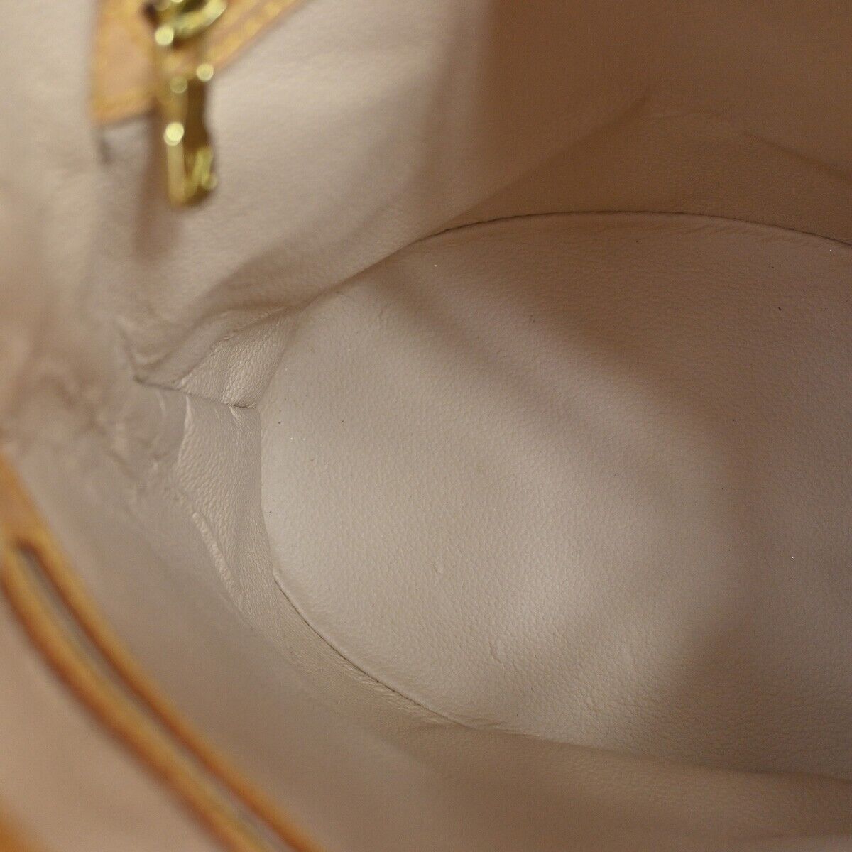 LOUIS VUITTON BUCKET PM Shoulder Tote Bag Monogram Leather Brown M42238 98SH015