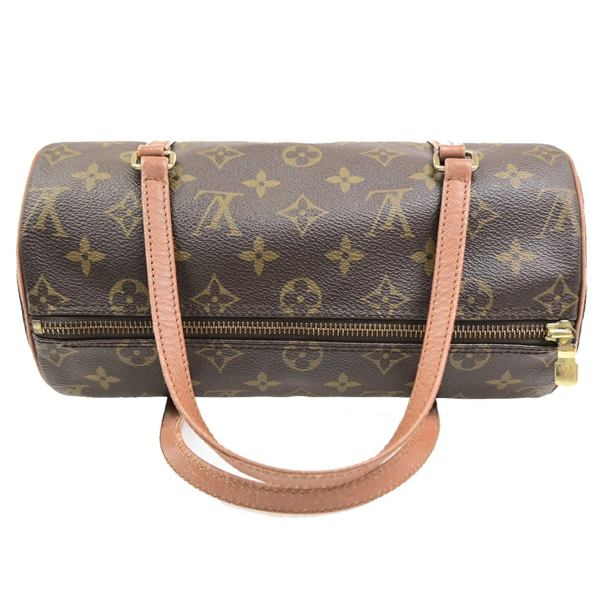 LOUIS VUITTON PAPILLON 26 Hand Bag Monogram Leather Brown France M51366 77PA099