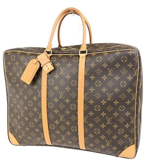 LOUIS VUITTON Sirius 50 Travel Hand Bag Monogram Leather Brown M41406 12RF197
