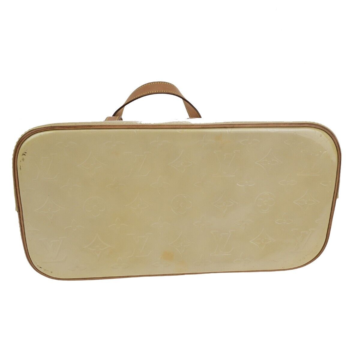 LOUIS VUITTON Houston Shoulder Bag Monogram Vernis Leather Beige M91004 33FB240