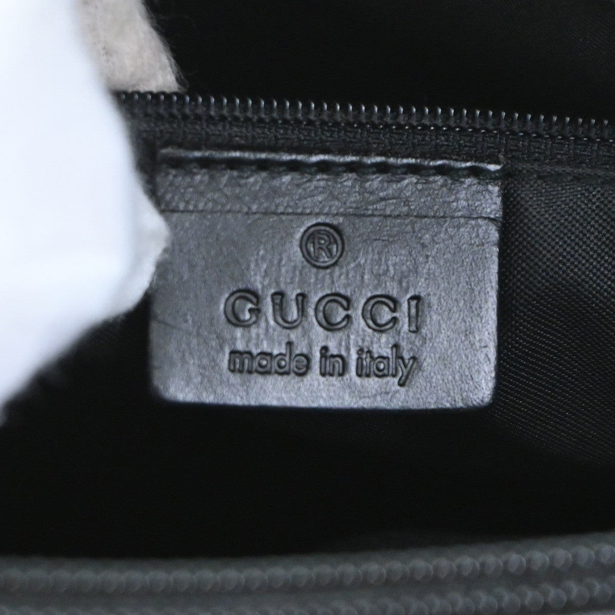 GUCCI Logo GG Pattern Hand Tote Bag Bamboo Canvas Leather Beige Italy 31TA687