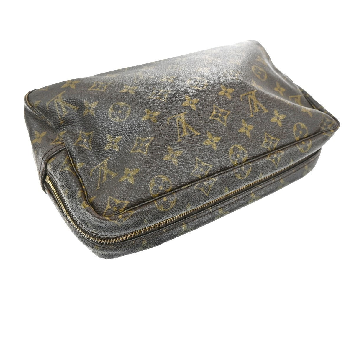 LOUIS VUITTON Trousse Toilette 28 Clutch Hand Bag Monogram Brown M47522 05KC393