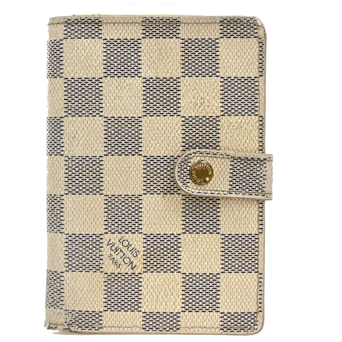 LOUIS VUITTON Portefeuille Viennois Wallet Danier Azur White N61676 01ZA131