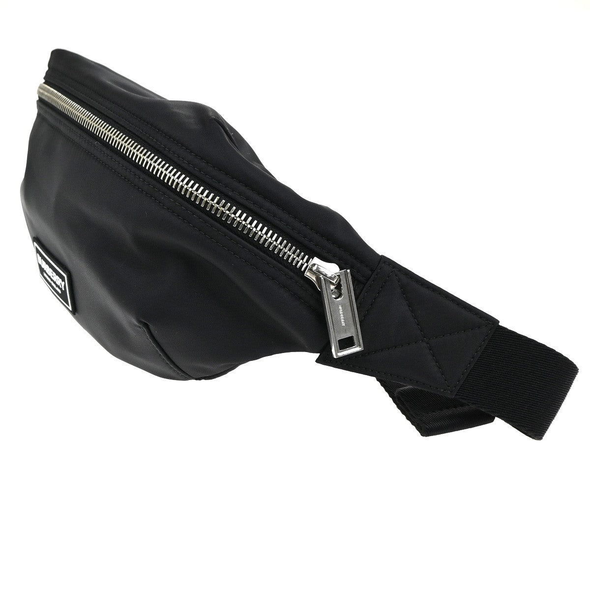 BURBERRY Logo Sonny Belt Bum Body Bag Nylon Black SHW 62CA650