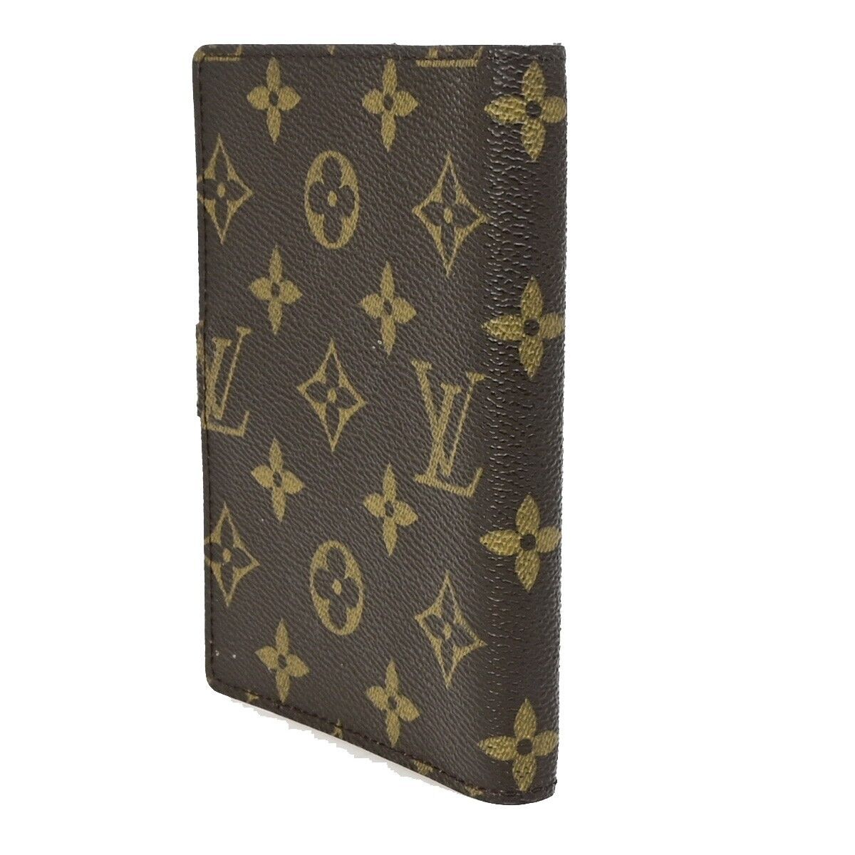 LOUIS VUITTON Agenda PM Day Planner Cover Monogram Leather Brown R20005 02EB351