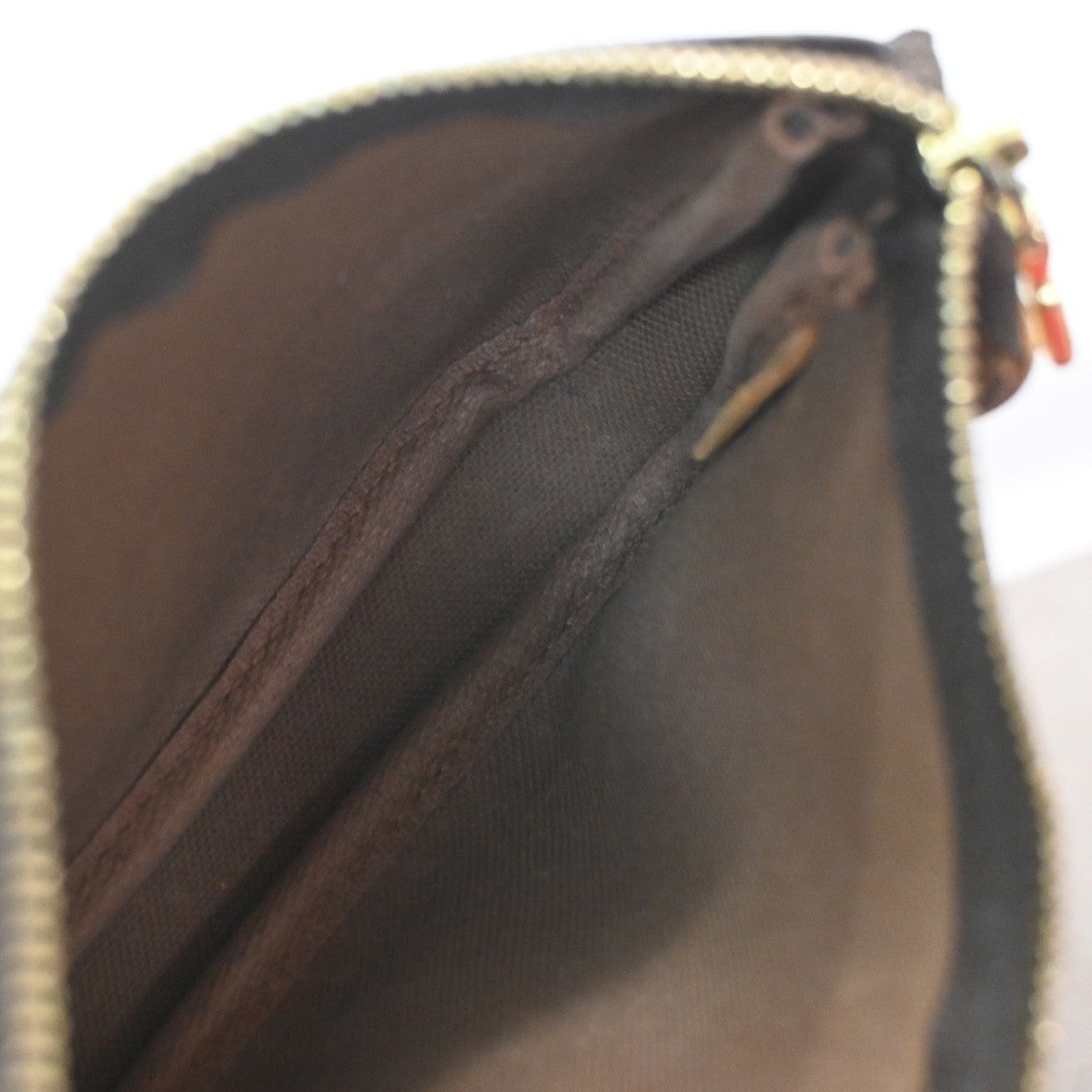 LOUIS VUITTON Mini Pochette Accessoires Hand Bag Monogram Leather M58009 77SA051