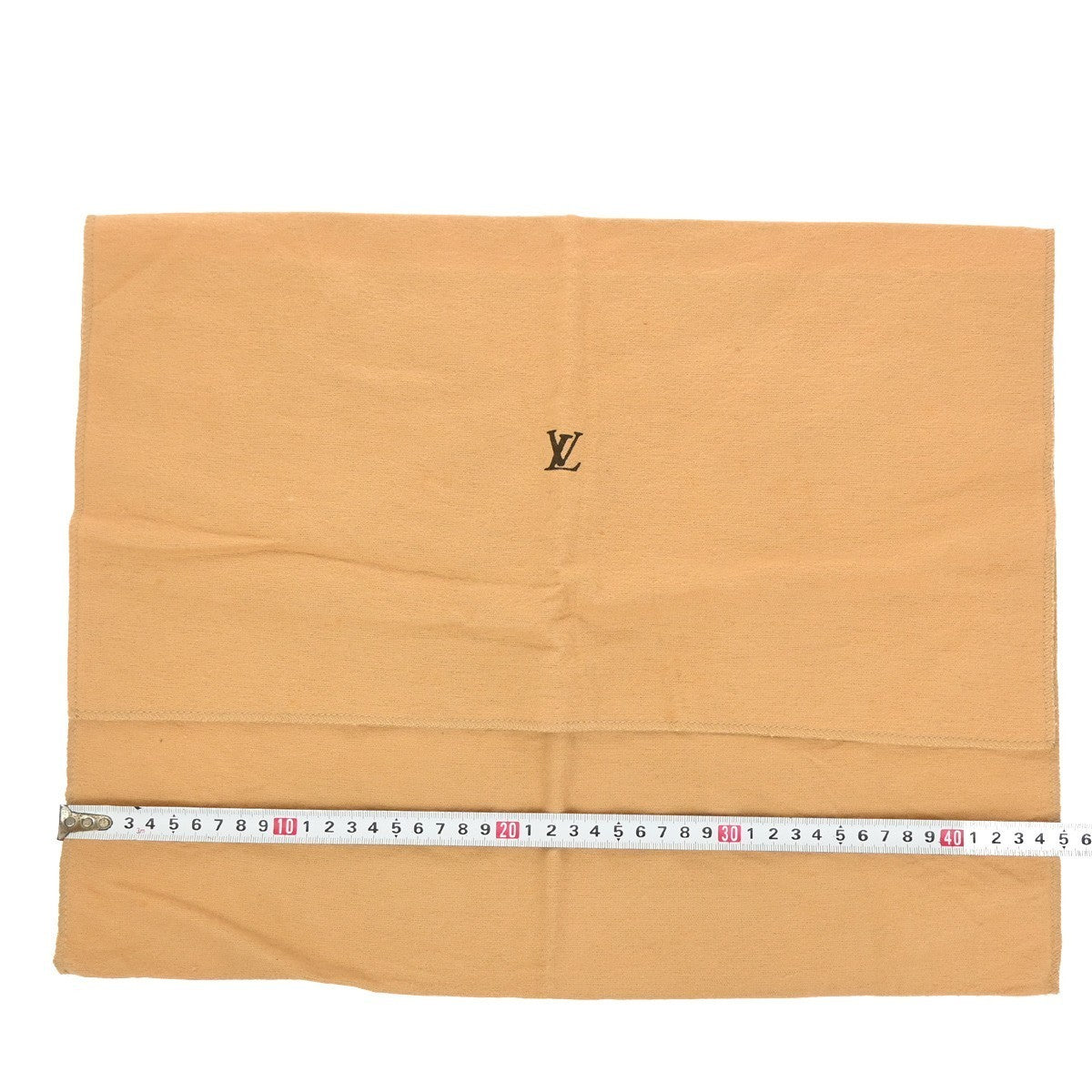 LOUIS VUITTON Logo 10 Set Dust Bag Drawstring Canvas Cotton Beige Brown 02KB123
