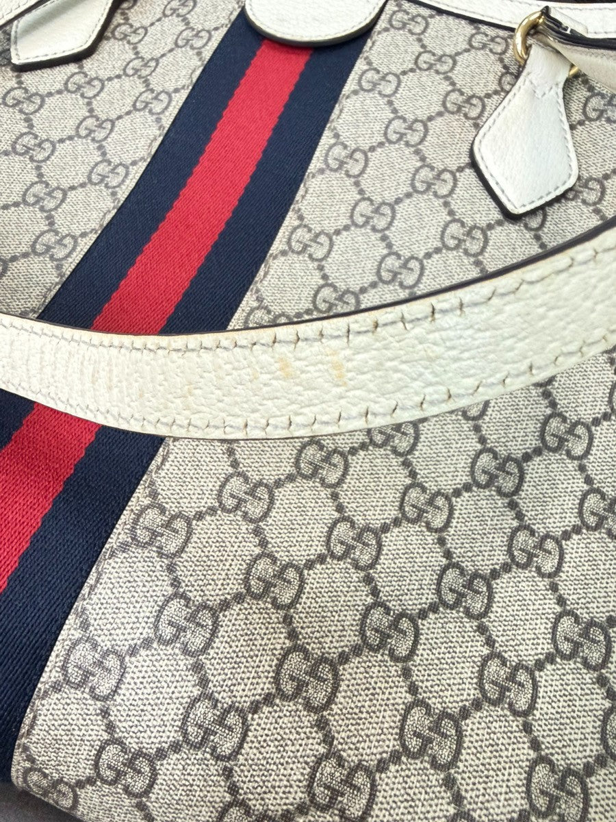 GUCCI Ophidia GG Pattern Web Shoulder Tote Bag Supreme Leather BN WE 45YJ017
