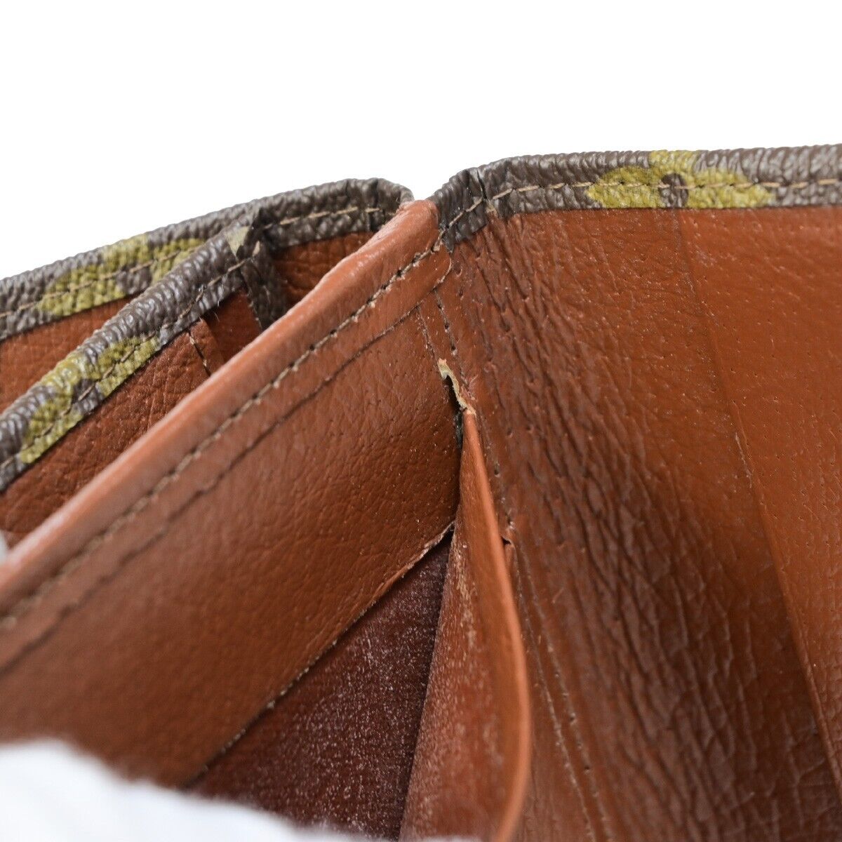 LOUIS VUITTON Porte Monnaie Billet Wallet Monogram Leather Brown M61660 09EB529
