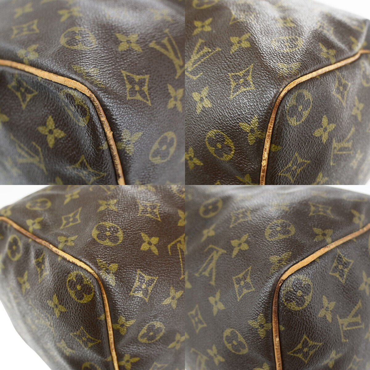 LOUIS VUITTON Speedy 35 Travel Hand Bag Monogram Leather Brown M41524 36YG523