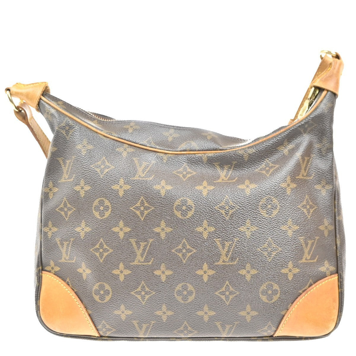 LOUIS VUITTON Boulogne 30 Shoulder Bag Monogram Leather Brown M51265 78MA364