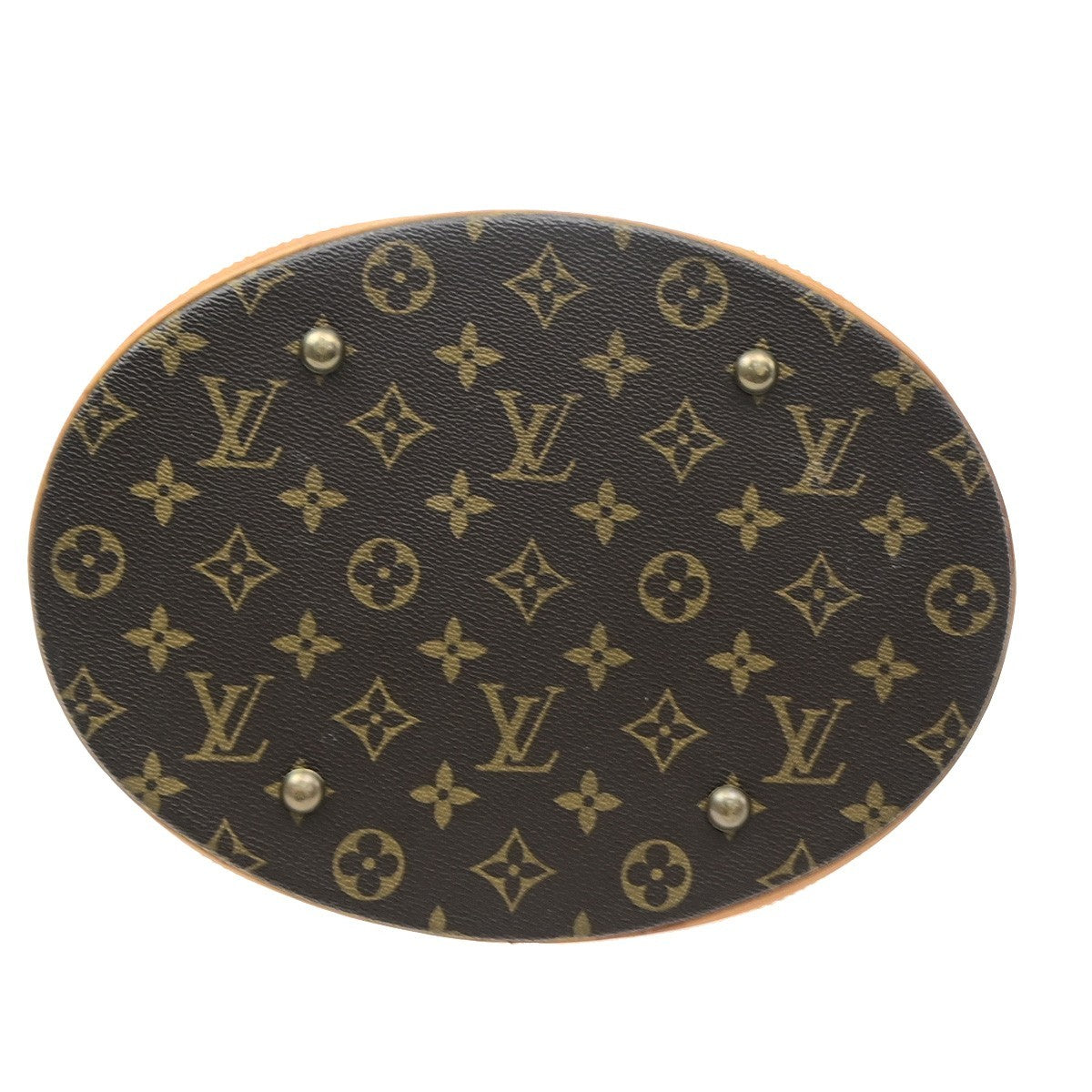 1OUIS VUITTON BUCKET GM Shoulder Tote Bag Monogram Leather Brown M42236 33SA172