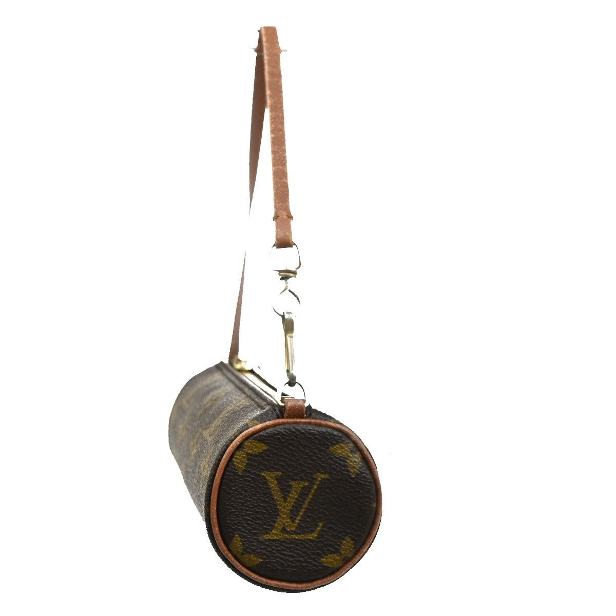 LOUIS VUITTON Mini Papillon Pouch Hand Bag Monogram Brown France 62PA029