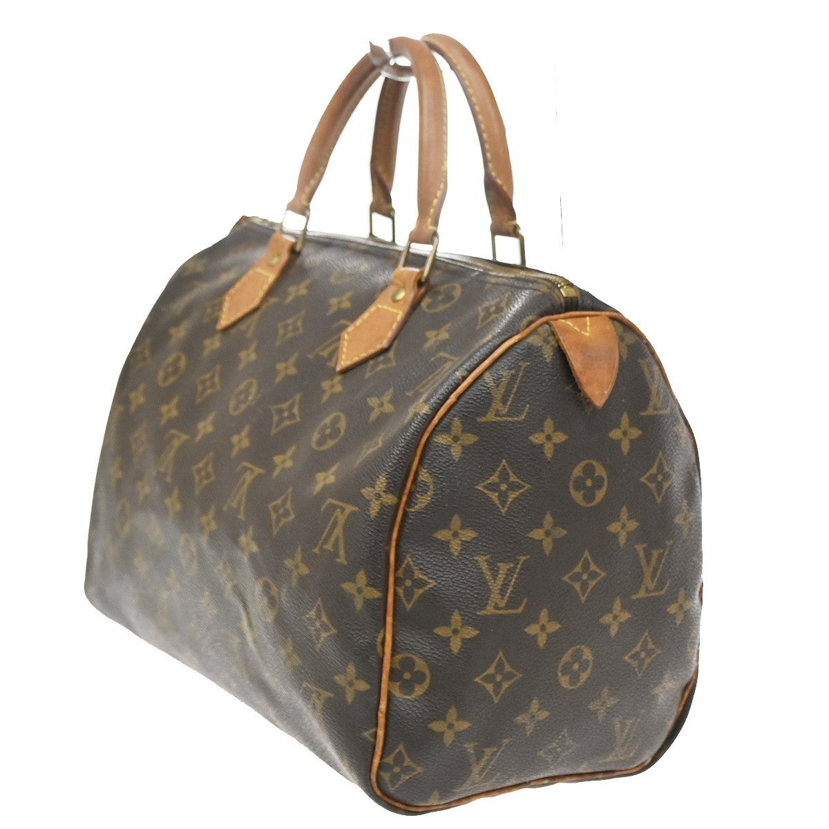 LOUIS VUITTON Speedy 30 Travel Hand Bag Monogram Leather Brown M41526 19PA023