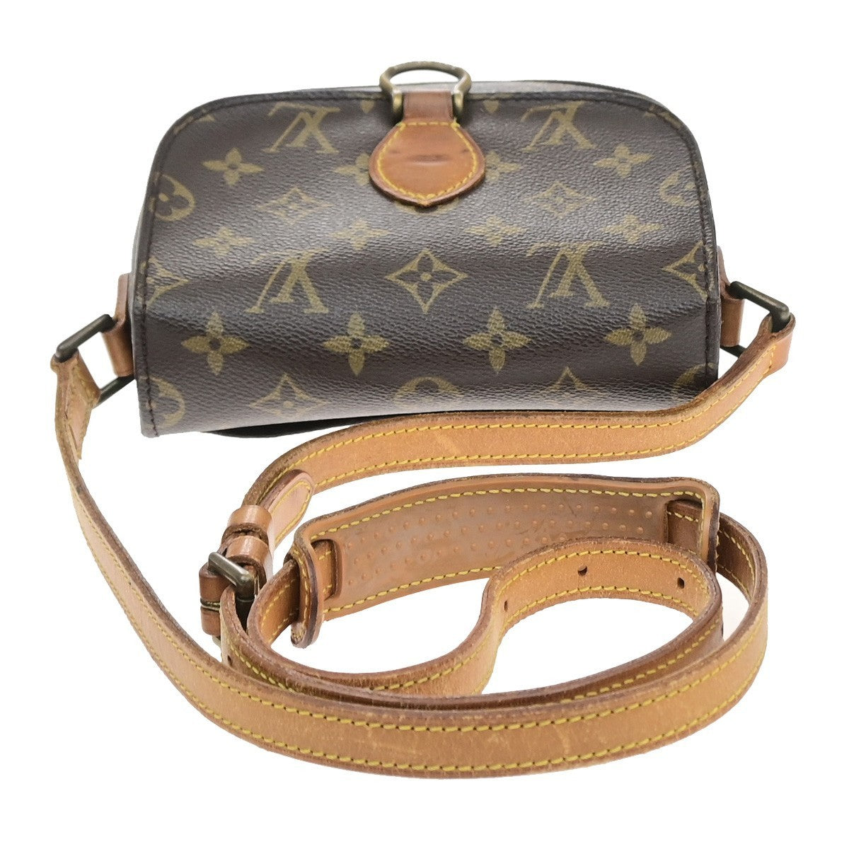 LOUIS VUITTON Mini Saint Cloud Shoulder Bag Monogram Leather BN M51244 35YJ260